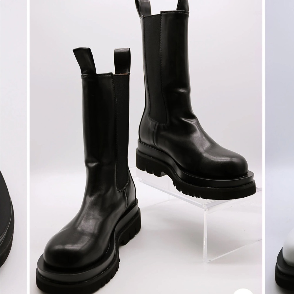 Storets platform Bottega Veneta “The Lug Boot”dupe